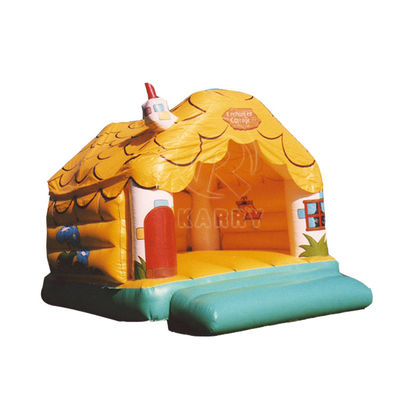 Fadenzubehör Happy Hop Bouncer Schloss für Kinder Zeichentrickfilm Dophin aufblasbares Spielzeug