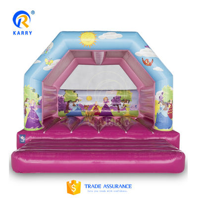Fadenzubehör Happy Hop Bouncer Schloss für Kinder Zeichentrickfilm Dophin aufblasbares Spielzeug