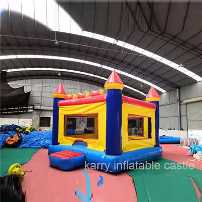 Commercial Kinder Erwachsene Aufblasbares Sprunghaus mit Luftblaser Spaß Aufblasen Trampolin