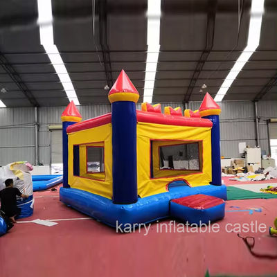 Commercial Kinder Erwachsene Aufblasbares Sprunghaus mit Luftblaser Spaß Aufblasen Trampolin