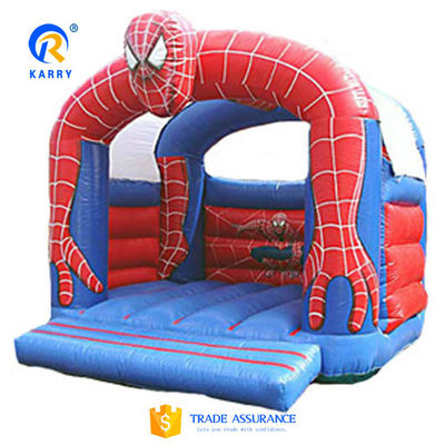 PVC angepasste Farbe Spider-Man Sprungburg für Kinder aufblasbare Sportspiele