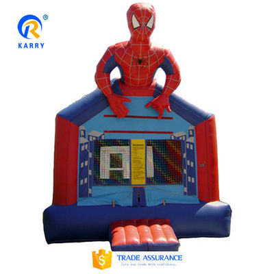 PVC angepasste Farbe Spider-Man Sprungburg für Kinder aufblasbare Sportspiele