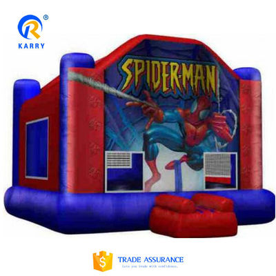 PVC angepasste Farbe Spider-Man Sprungburg für Kinder aufblasbare Sportspiele