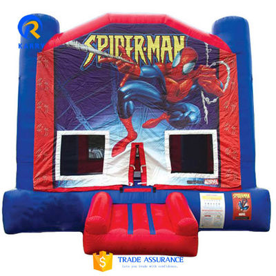 PVC angepasste Farbe Spider-Man Sprungburg für Kinder aufblasbare Sportspiele