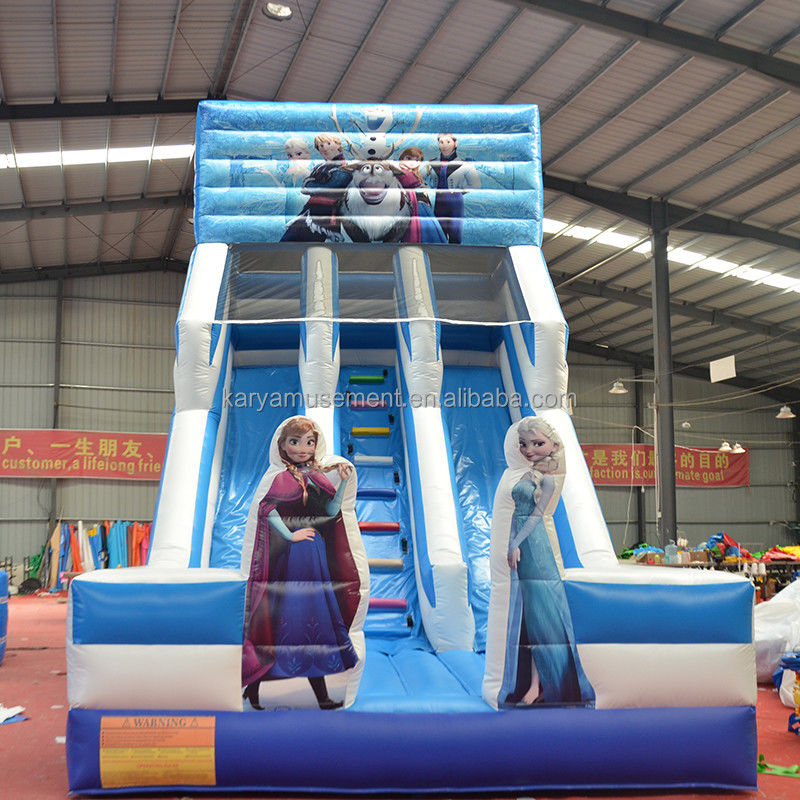 Digitale Druckerei Gefrierter Wasser aufblasbarer Doppelschleifer N-Slide für Outdoor-Unterhaltung