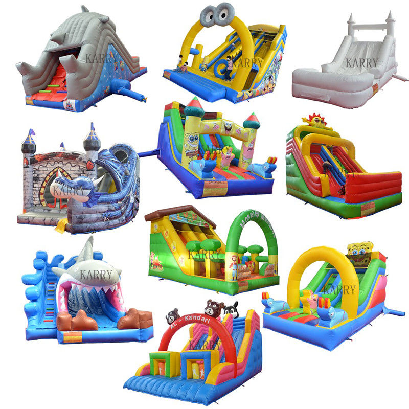Personalisiertes Logo PVC Wasserpark Aufblasbare Spielrutsche N-Rutsche für große Kinder Endloser Spaß
