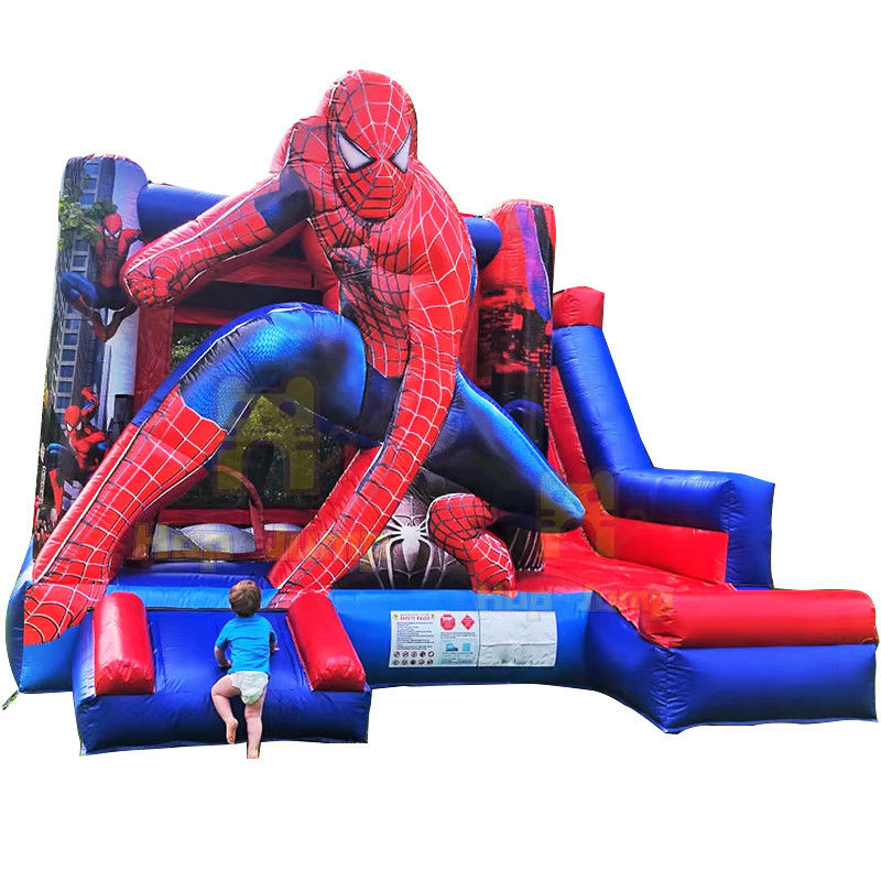 See/Luft/Express-Schifffahrt Spiderman Aufblasbares Schloss-Slide für Innenfeste