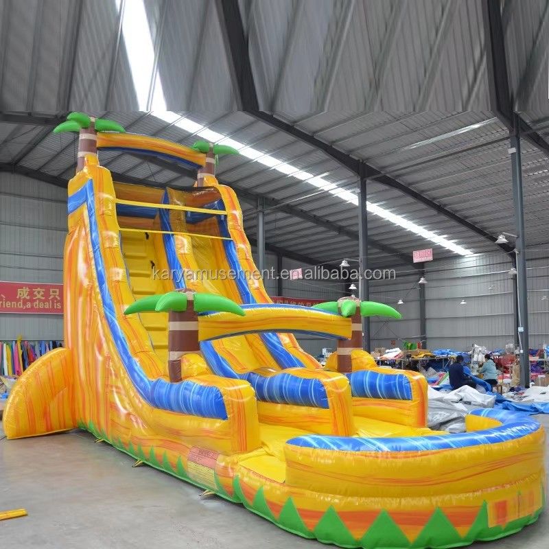 Anregende Wasserrutsche aus Palmen, perfekt für Indoor- oder Outdoor-Spiel