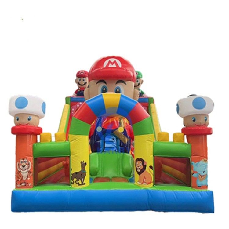 Große Super Mario aufblasbare Rutschbahn für Kinder und Erwachsene Spiele enthalten