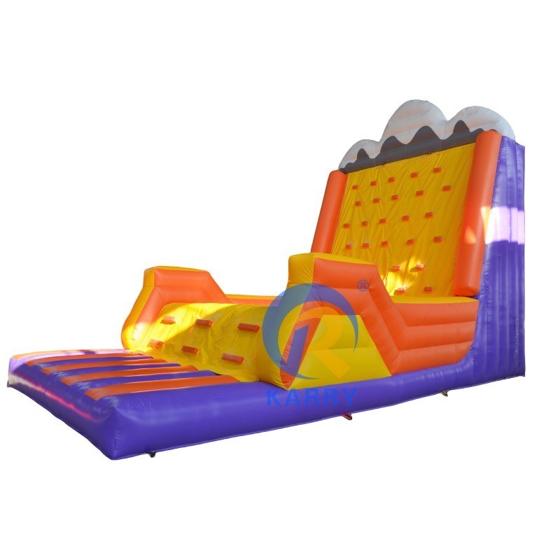 14 Jahre hoch angepasste Farbe aufblasbare Kletterwand für Sport Spiel angepasst