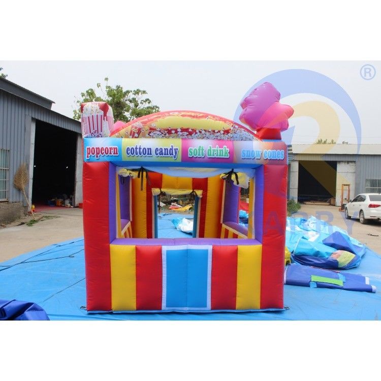 14 Jahre hoch Aufblasbare Leckerbissen-Shop-Stand Stand PORTABLE und einfach einzurichten
