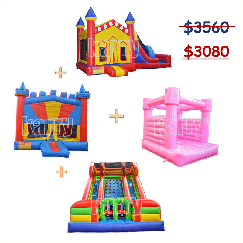 September Aufblaseschlösser Paket Sprungschloss mit individueller Farbe und Bläser