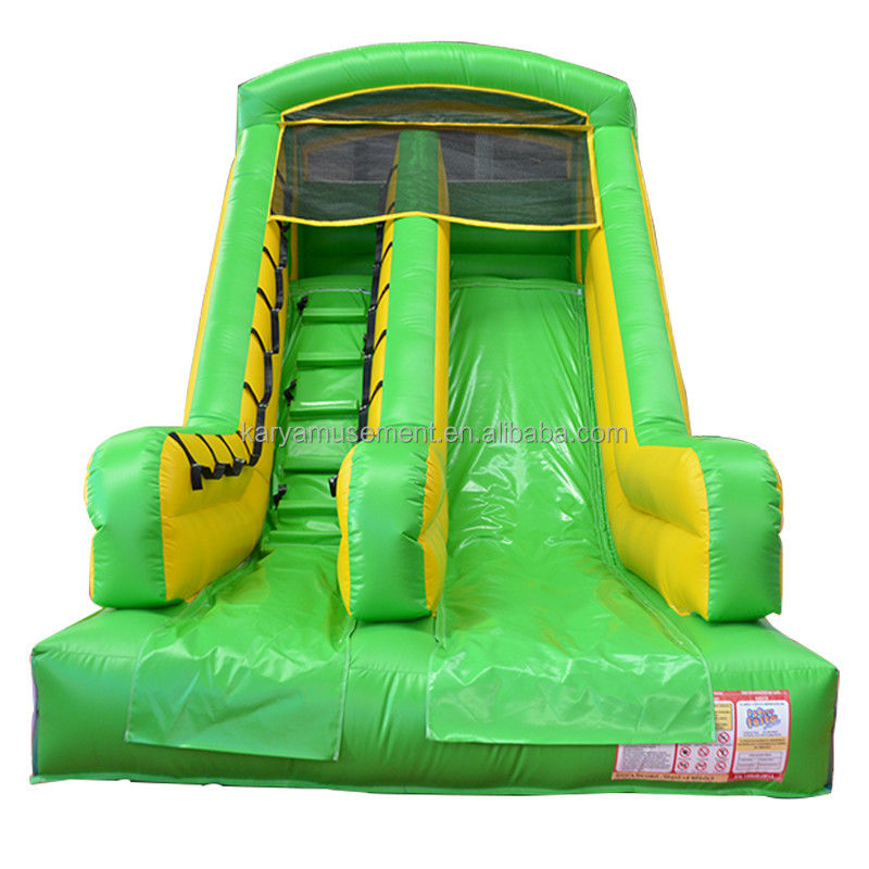 Innenpark Essential Kleingröße aufblasbare Sprungrutsche mit Design und grüner Farbe