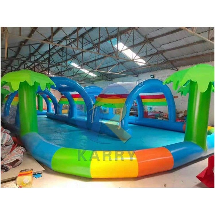 Kinder und Erwachsene aufblasbare Zeltwasserbecken mit Sonnenhülle aus PVC-Material
