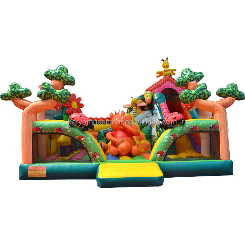 Sea.by Air.by Express Shipping PVC aufblasbarer Türsteher Schloss Sprunghaus für Kinder