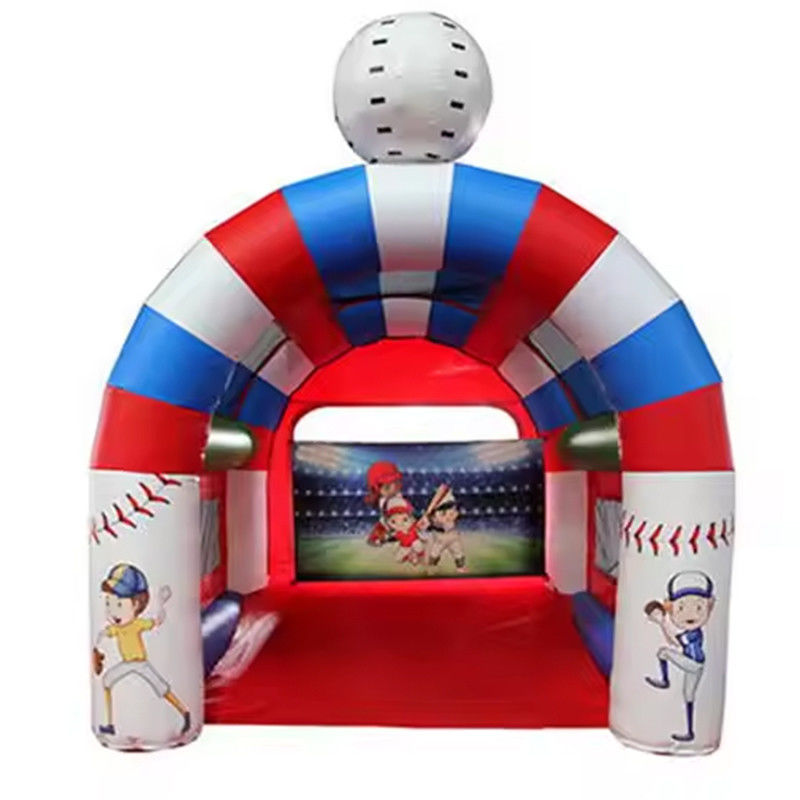 Altersbereich 14 Jahre nach oben Aufblasbare Baseball Batting Cage Schießspiel mit Speed Pitch