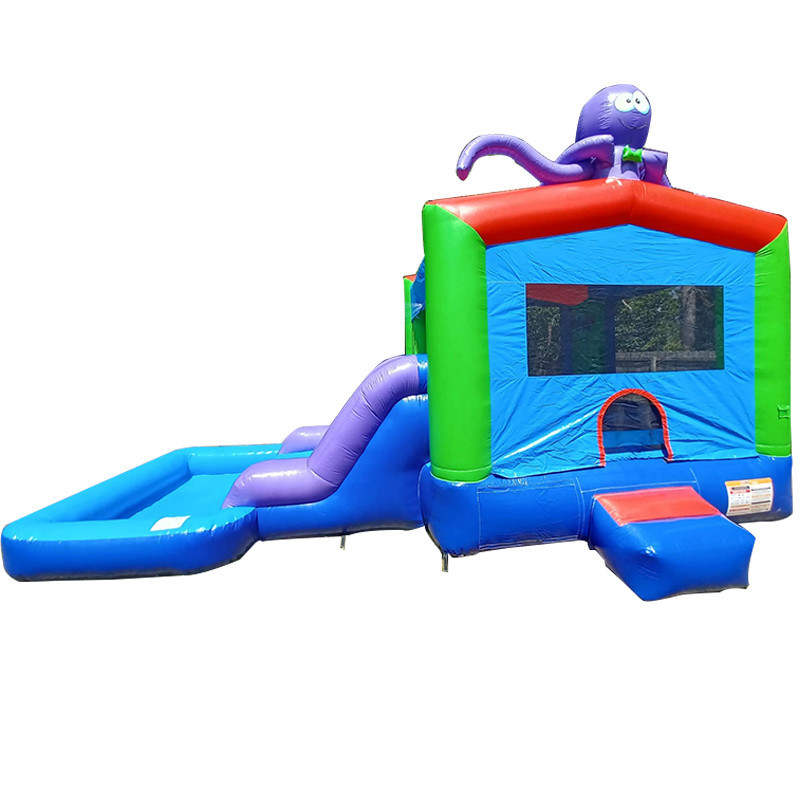 0.55mm Platon PVC Tarpaulin Aufblasbare Kombination Schloss Rutsche und Pool für Kinder Party Play