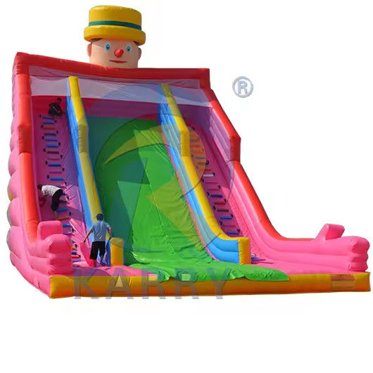 Eigene Eigenschaften Aufblasbarer Wasserrutscher für Erwachsene mit Pool Sprunghaus PVC nachhaltig