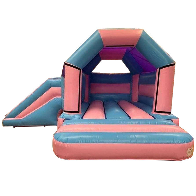 14 Jahre auf Custom Mini aufblasbare Trampolin Schloss mit Slide Custom Farbe