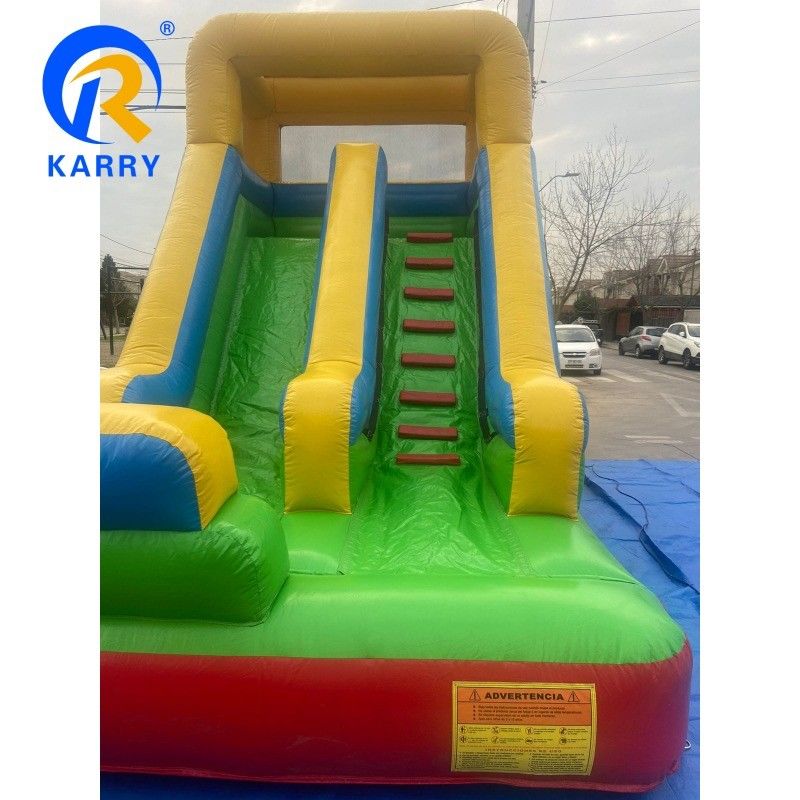 5-10 Kinderkletterspiel aufblasbarer Aussteiger Wasserrutsche Sprungschloss mit Pool
