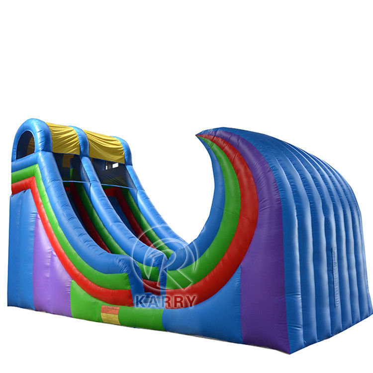10*3,5*6m Leistungsgetriebene PVC-Wasserrutsche zur Vermietung von Sommerpartys