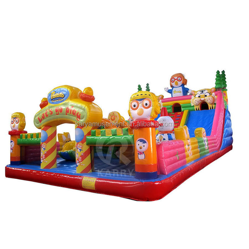 Aufblasbare Spaßstadt Sprung-Sprungschloss-Slide-Combo für maximale Kapazität von &lt; 100 kg