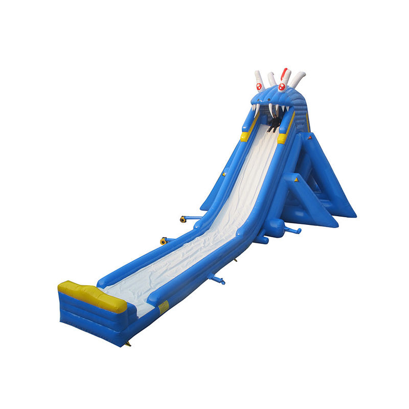 Digitales Drucken Maßgeschneiderte kommerzielle PVC-Platten-Sprung-Wasserrutsche für Kinder und Erwachsene