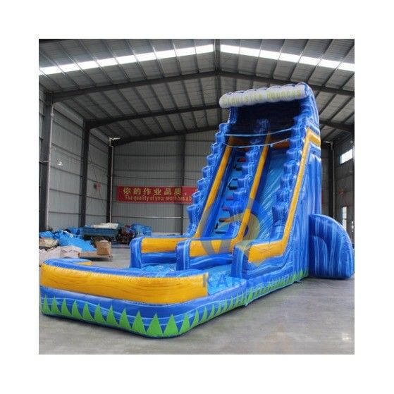 CE 220v-240v oder 110v-120v individuell angepasste Größe aufblasbare Wasserrutsche für Sommerparty-Spaß