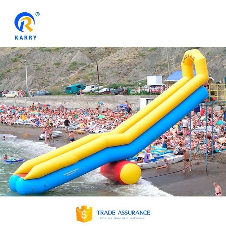 0.55mm PVC-Plattenfadenzubehör inklusive Großes aufblasbares Yacht-Rutschen mit Pool