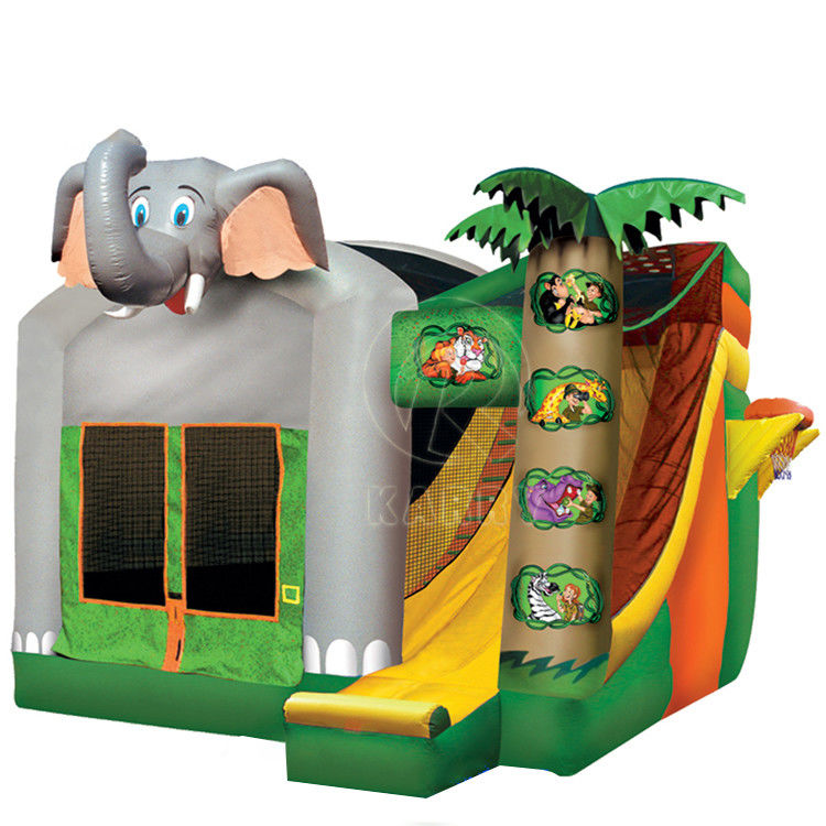 Customisiertes PVC Aufblashaus mit Rutsche Sprung Schloss zum Feiern Miete Kinderspielzeug Spielzeug mit Blaser