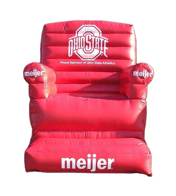 Altersspanne 14 Jahre bis Soft Aufblasbare PVC-Stuhlsofa mit Logo-Druck individuell