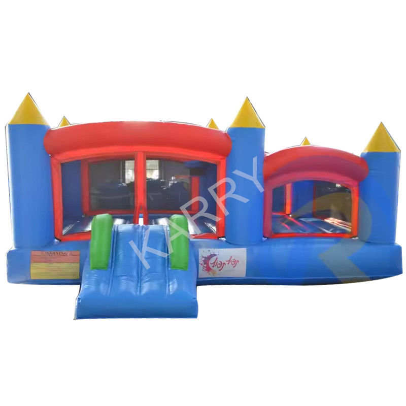 0.55mm PVC Tarpaulin Kinder aufblasbare Türsteher Sprunghaus mit Rutsche und Sprungburg