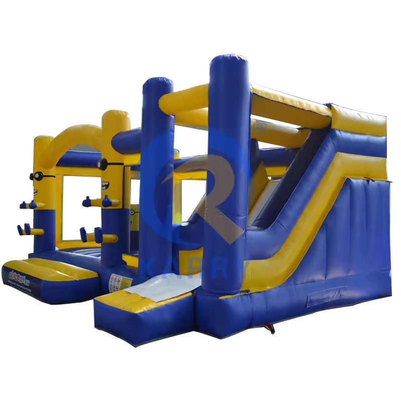 PORTABLE Outdoor Commercial Bouncy Aufblasbare Schieberhütte mit Kundenlogo