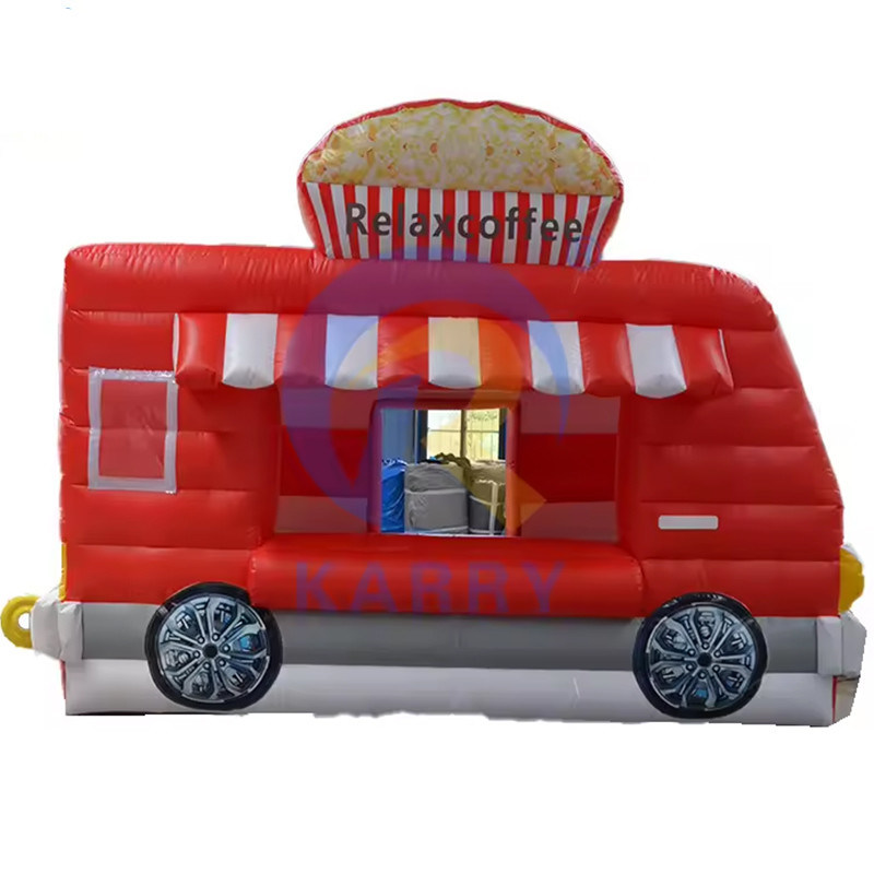 Zertifikat EN71/EN14960/EG Aufblaser-Lebensmittel-Lkw-Pizza-Sprunghaus für Werbung