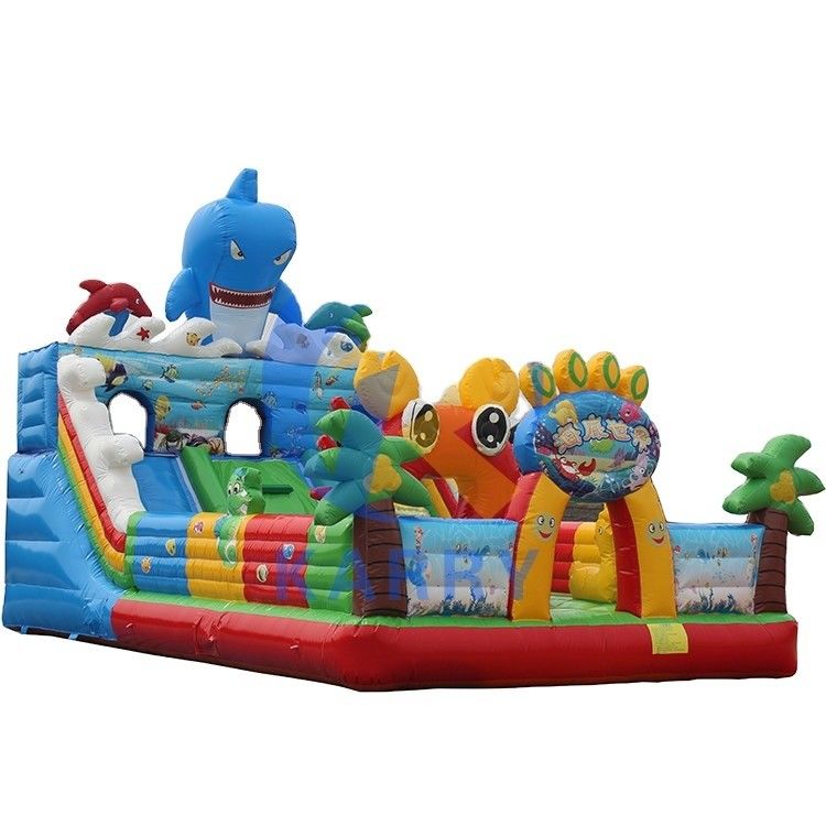 EN14960 Zertifikat PVC aufblasbare Sprungburg und -rutsche für Meerestiere
