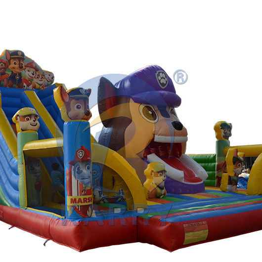 Party Bounce House Combo aufblasbare Aussteigerrutsche mit Springburgschleife und Reparaturkits