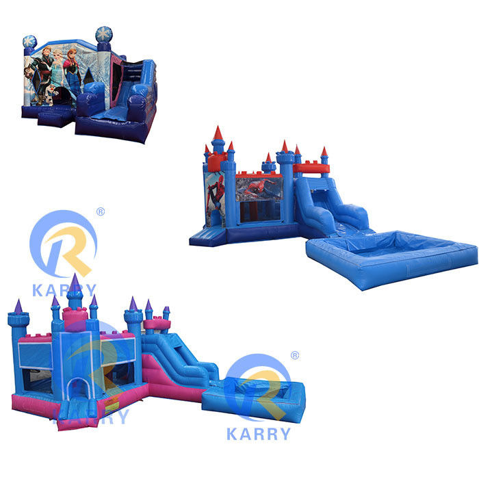 Schloss-Slide-Combo aufblasbare Hüpfburg für Kinder und Erwachsene Altersbereich 14 Jahre bis