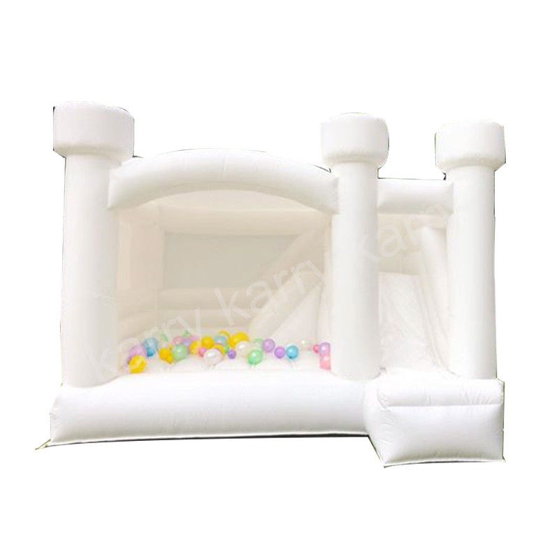 Hand gezeichnet Hochzeit Sprungschloss Jumper mit Rutsche und Ball Pit Express Air Shipping