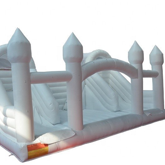Outdoor-Spielplatz aufblasbare Burg Sprung-Combo für weiße Hochzeit Unisex Party-Spiel