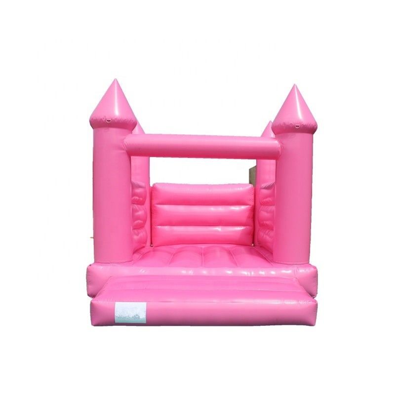Springen und Springen auf der Hochzeitsfeier 13 * 13ft Pink Aufblasung Schloss für Vergnügungspark