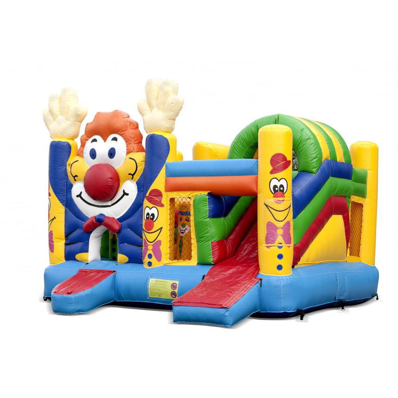 Kinder Clown aufblasbarer Türsteher Außenspielplatz mit Rutsche Versand per See/Luftverkauf