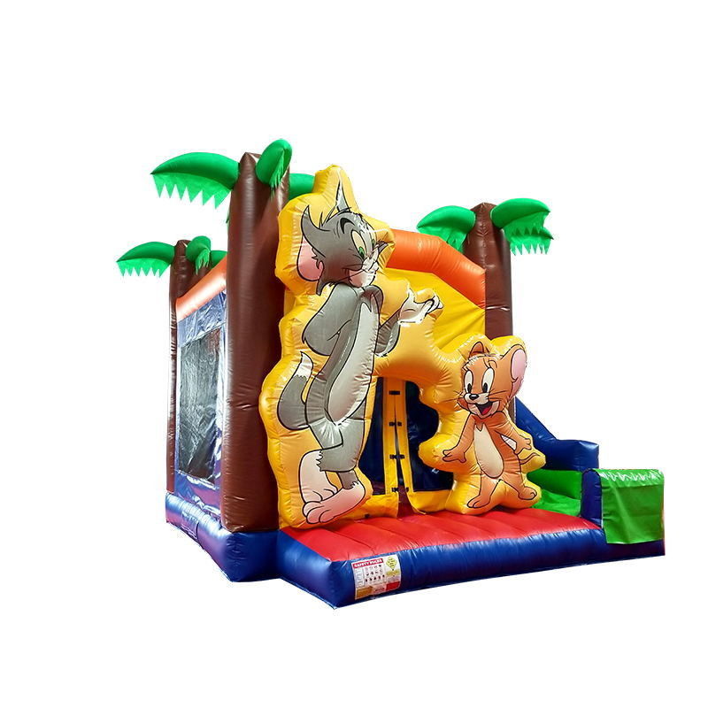 Unisex Tom und Jerry aufblasbare Sprungburg Sprunghaus für Kinder kostenlose Anpassung