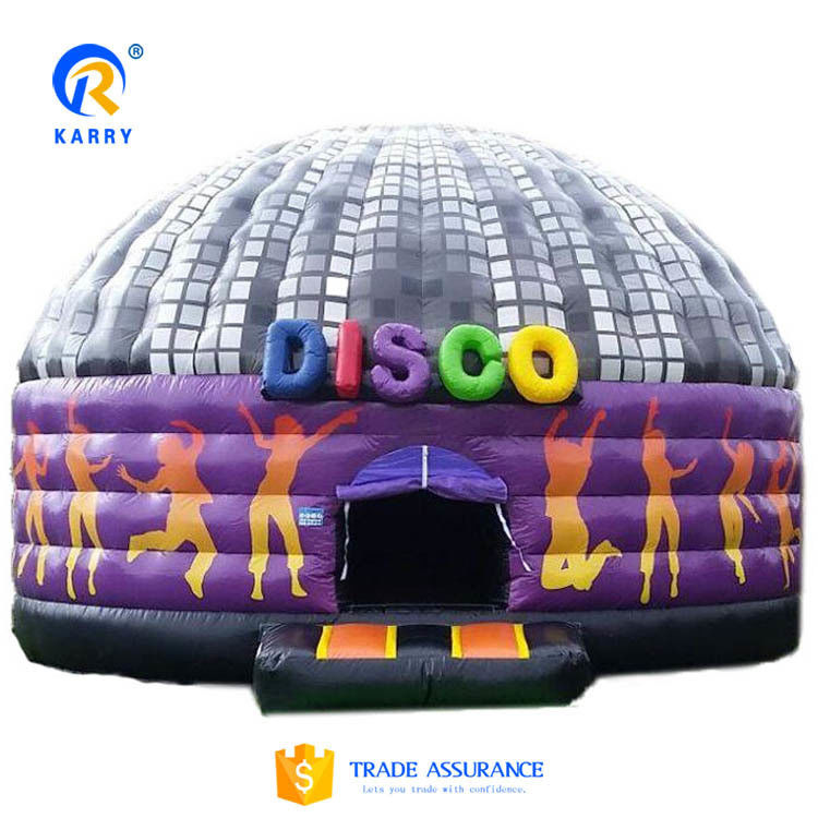 Professioneller OEM-Service Aufblasbare Kuppel-Disco für Tanzpartys PORTABLE Bouncy Castle