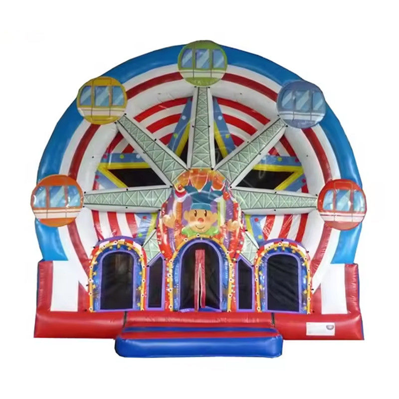 Portable Outdoor-Spielplatz Kinder Spaß Riesenrad aufblasbare Burg Sprunghaus