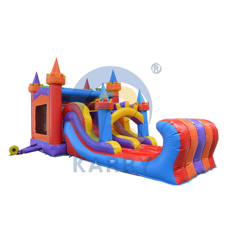 Holen Sie sich das Beste aus beiden Welten mit unserem kommerziellen Knight aufblasbaren Sprunghaus-Slide