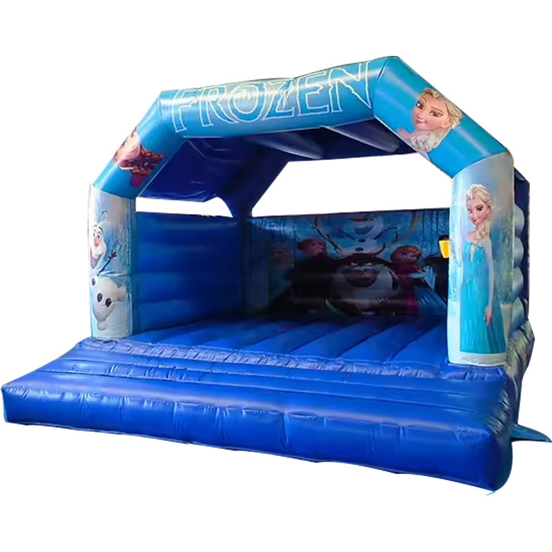 Blaser mit Blaser beliebtes Tiefkühltrampolin aufblasbares blaues Sprunghaus Schloss