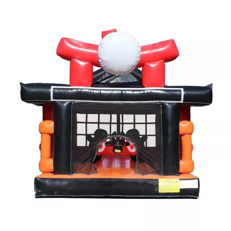 EN71/EN14960/CE Zertifizierte Aufblasung Samurai Pavilion Sprunghaus mit Blaser für die Schule