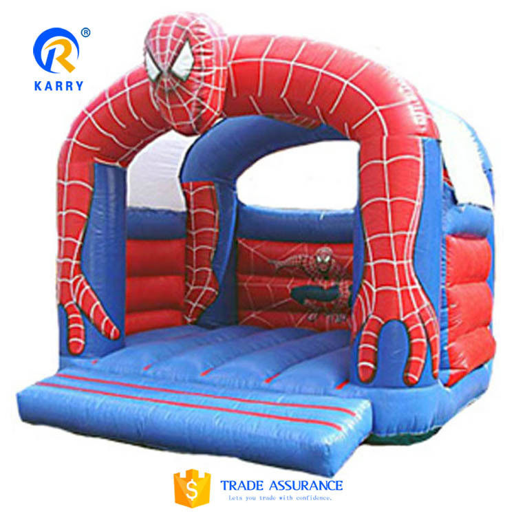 PVC angepasste Farbe Spider-Man Sprungburg für Kinder aufblasbare Sportspiele